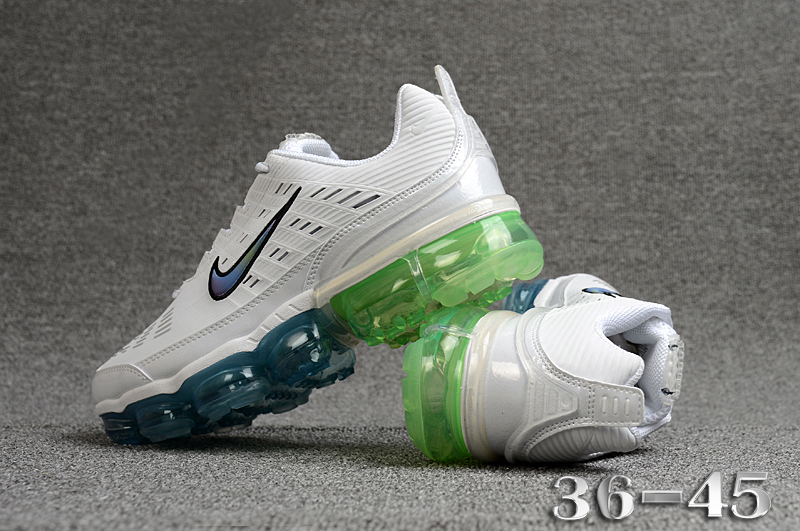 2020 Nike Air VaporMax 360 White Blue Green For Women - Click Image to Close